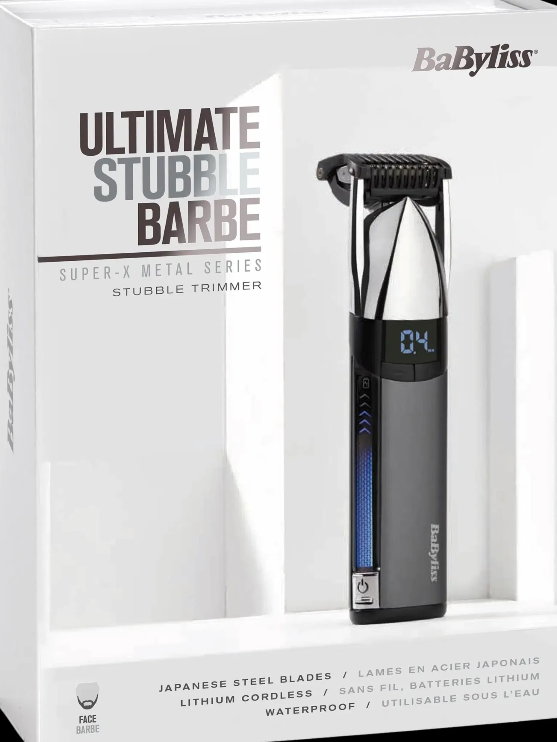 BaByliss partatrimmeri Super X Metal Stubble