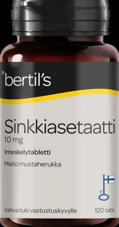 bertil´s Sinkkiasetaatti 120 tabl.