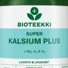Bioteekki Super Kalsium Plus ravintolisä 90 kaps.