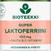 Bioteekki Super Laktoferriini + rauta & C-vitamiini ravintolisä 40 kaps.