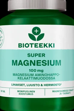 Bioteekki Super Magnesium ravintolisä 100 tabl.