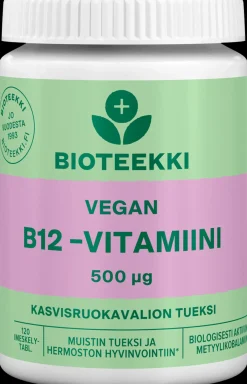 Bioteekki Vegan B12-vitamiini 120 tabl.