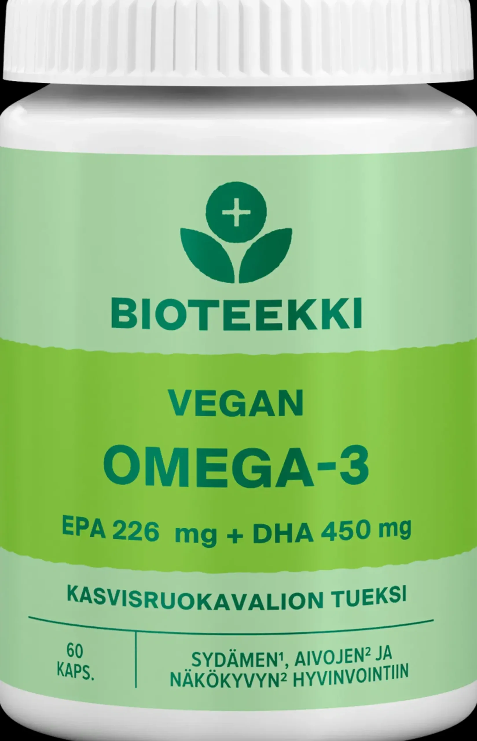 Bioteekki Vegan Omega-3 60 kaps.