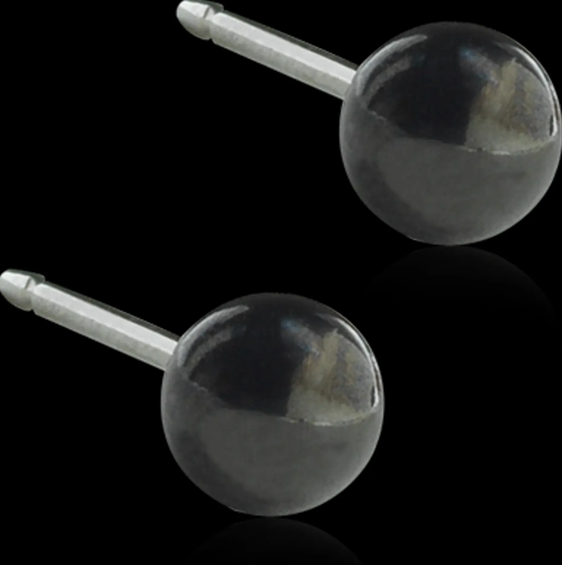 Blomdahl Black Ball korvakorut 4 mm