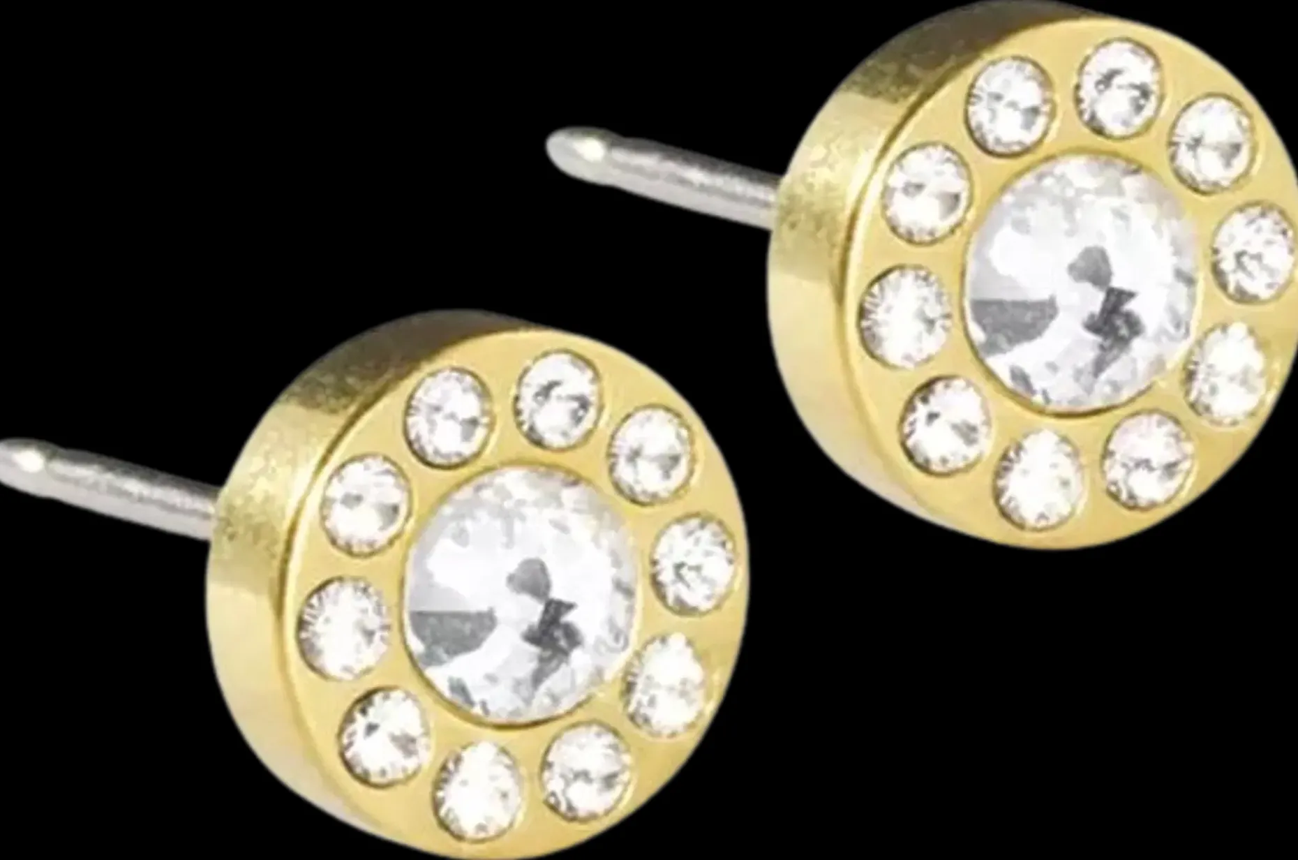 Blomdahl Brilliance Halo Crystal korvakorut 6 mm