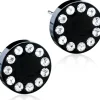 Blomdahl Brilliance Puck Crystal korvakorut 8mm
