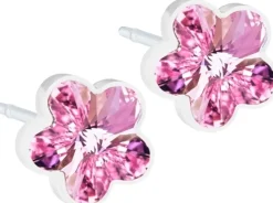Blomdahl Flower Light Rose korvakorut 6 mm