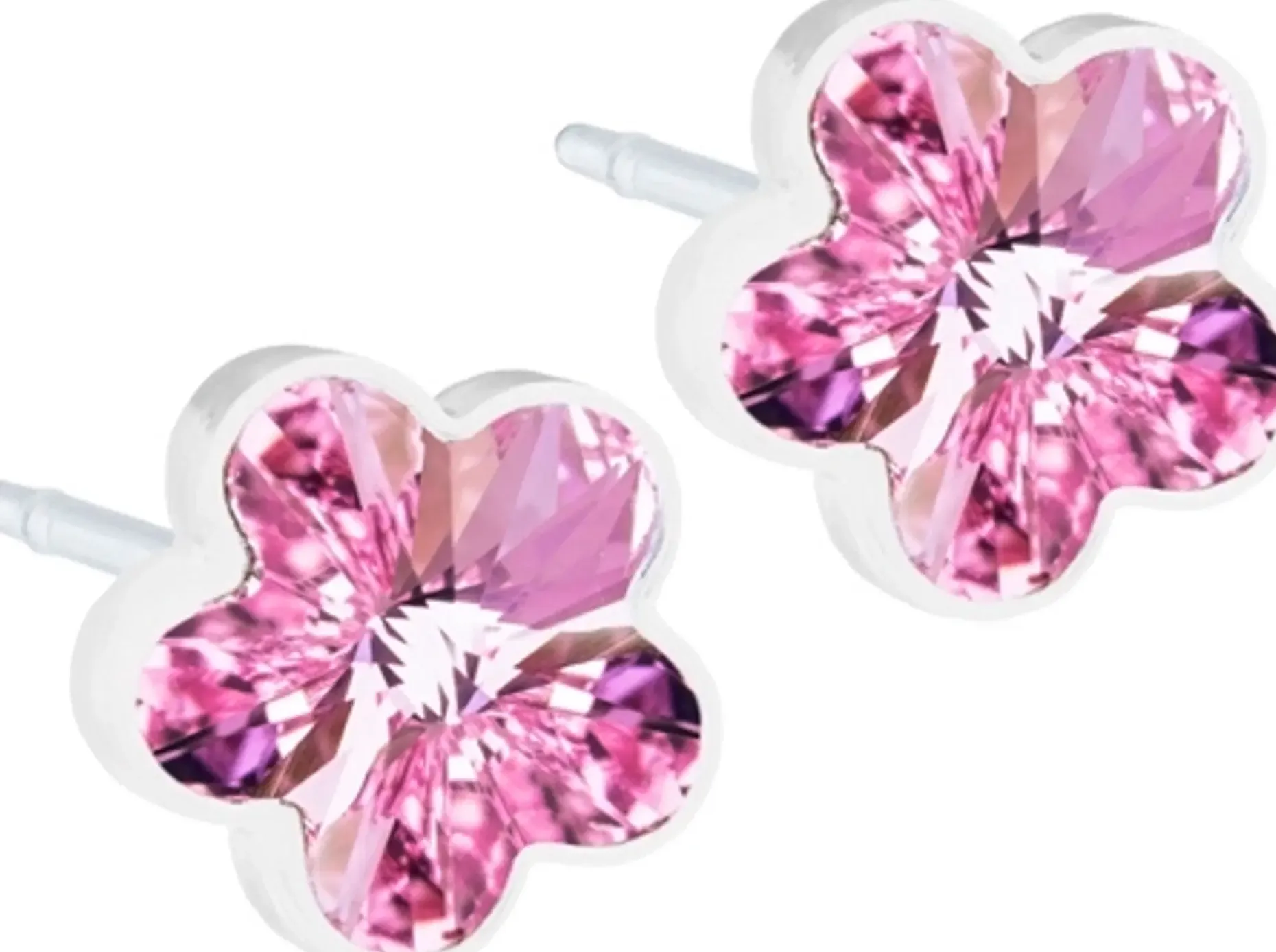 Blomdahl Flower Light Rose korvakorut 6 mm