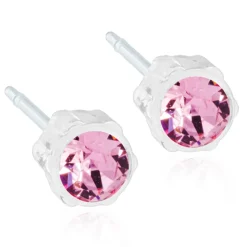 Blomdahl Light Rose korvakorut 4 mm