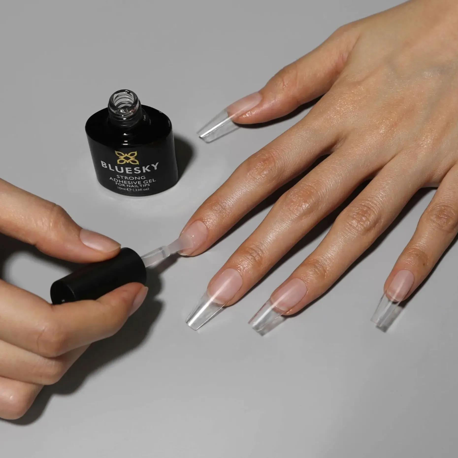 Bluesky Soft Gel Kokokynnen Tipit, Coffin