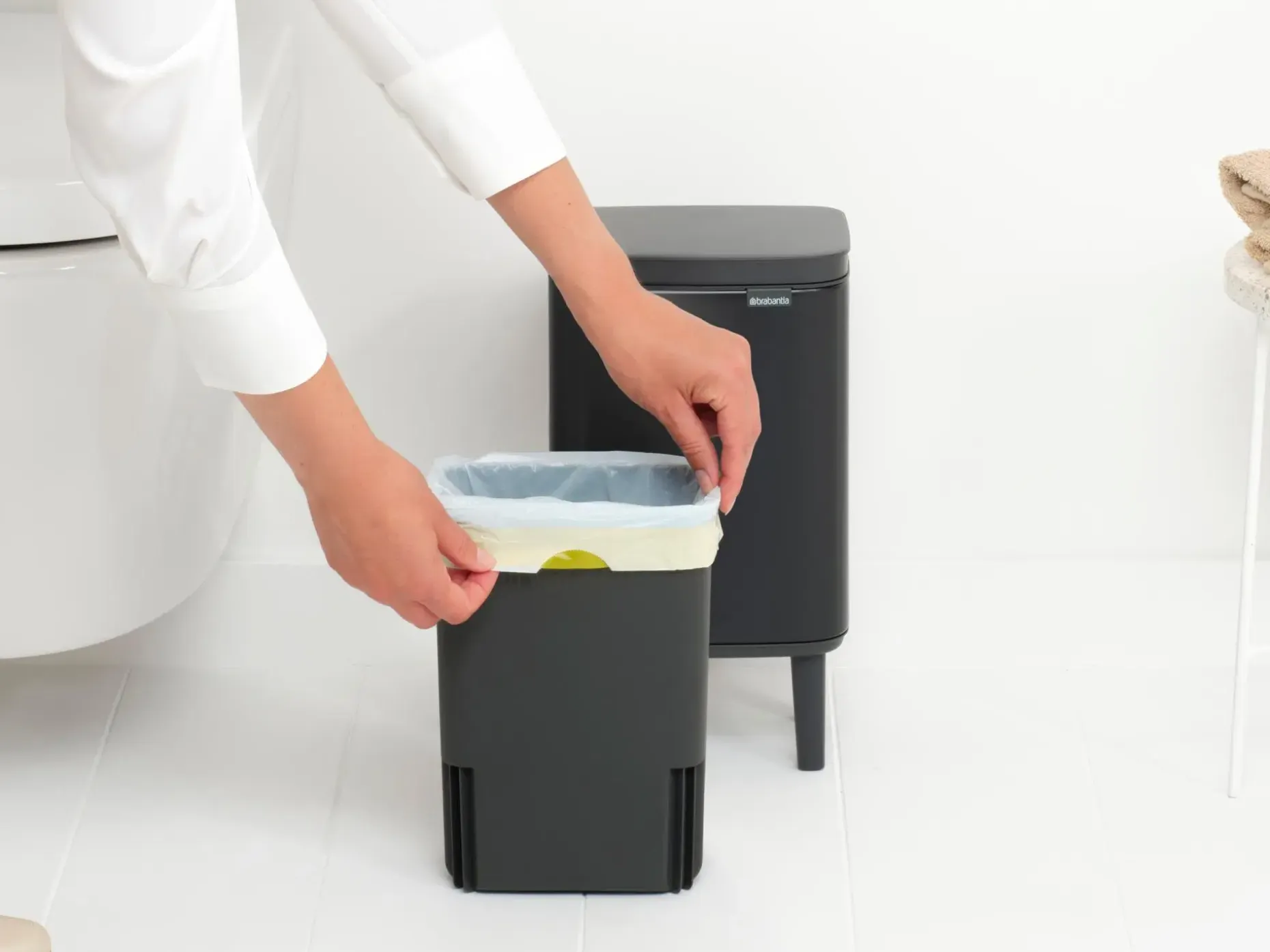 Brabantia Bo Hi roska-astia 4L matt black