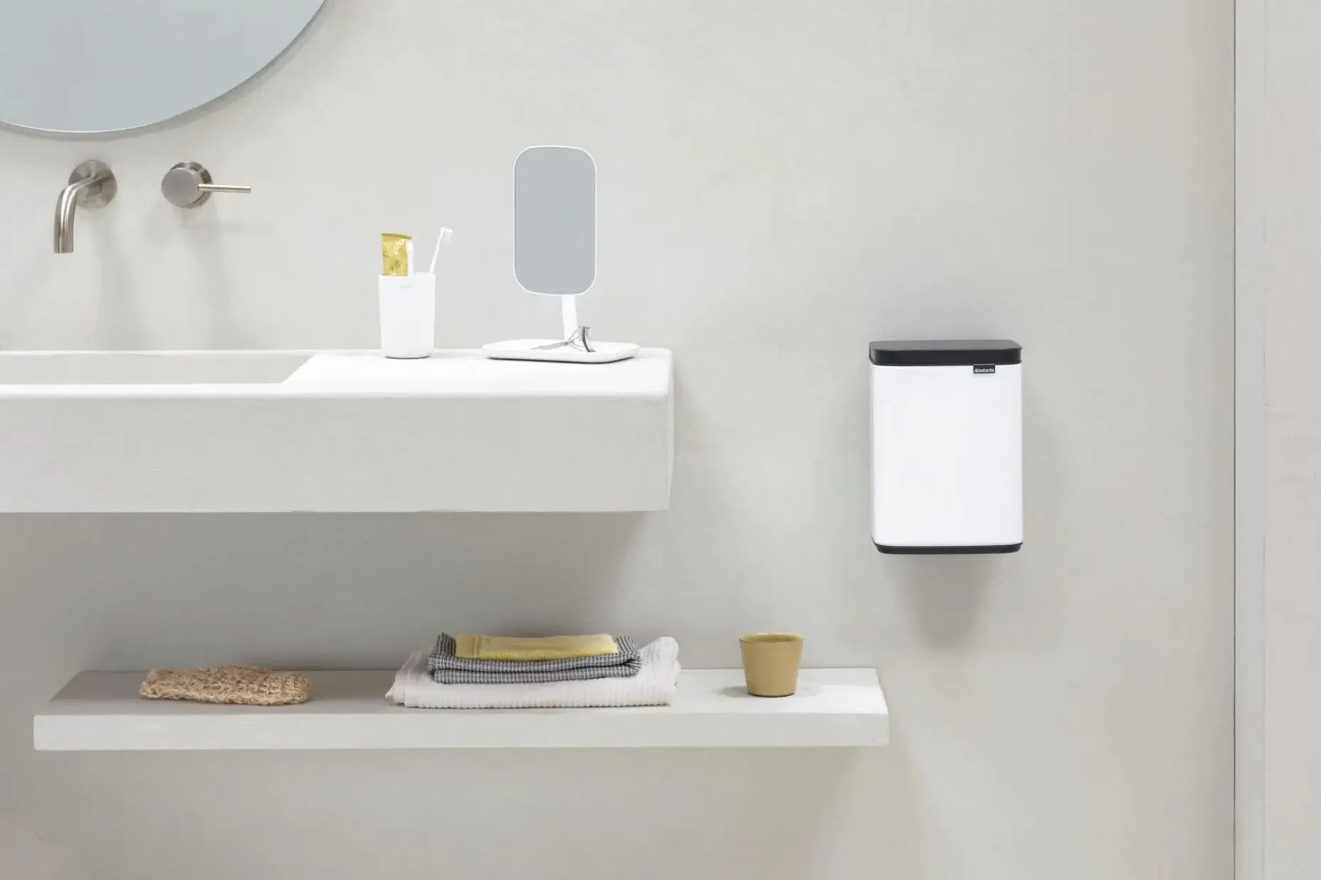 Brabantia Bo roska-astia 4L white