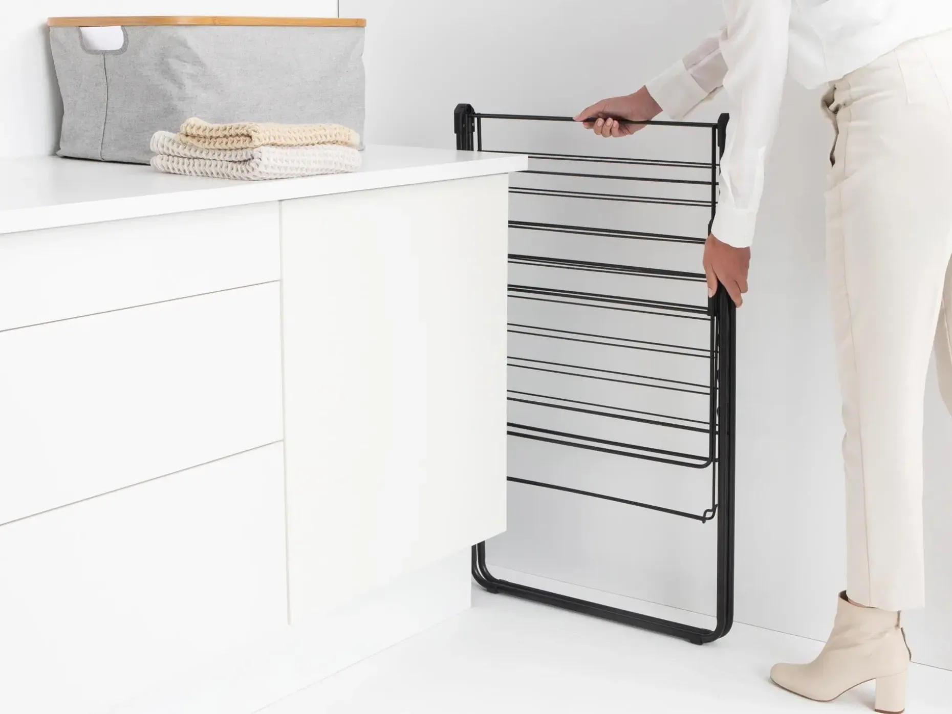 Brabantia Hangon pyykinkuivausteline 20m matt black