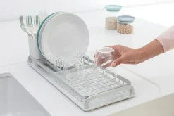 Brabantia kompakti astiankuivausteline light grey