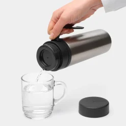 Brabantia Make & Take lämpöeristetty pullo 0,5L dark grey