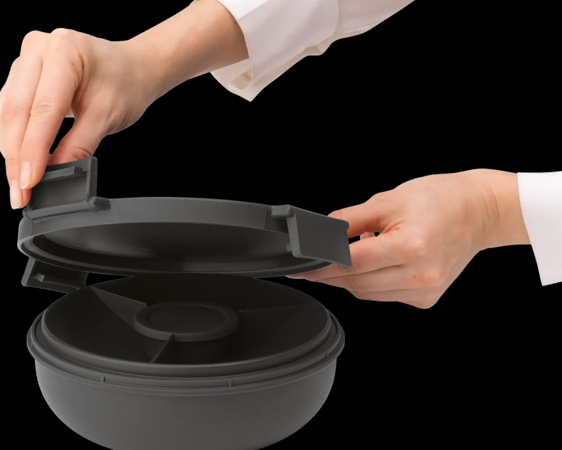 Brabantia Make & Take salaattikulho 1,3 l dark grey