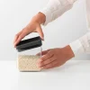 Brabantia nelikulmainen säilytyspurkki 0,7L dark grey