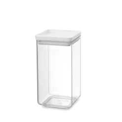 Brabantia nelikulmainen säilytyspurkki 1,6L light grey