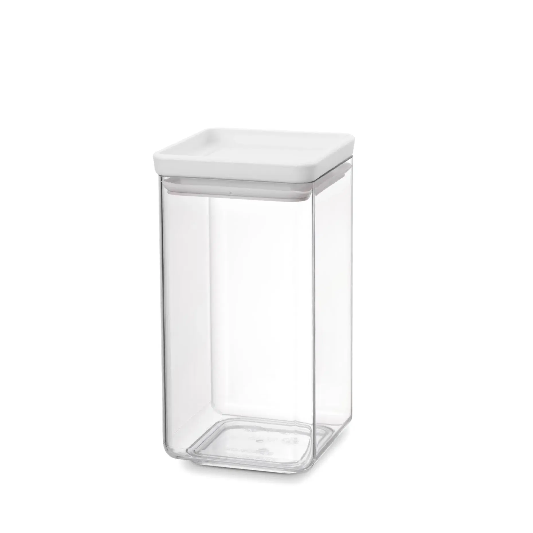 Brabantia nelikulmainen säilytyspurkki 1,6L light grey