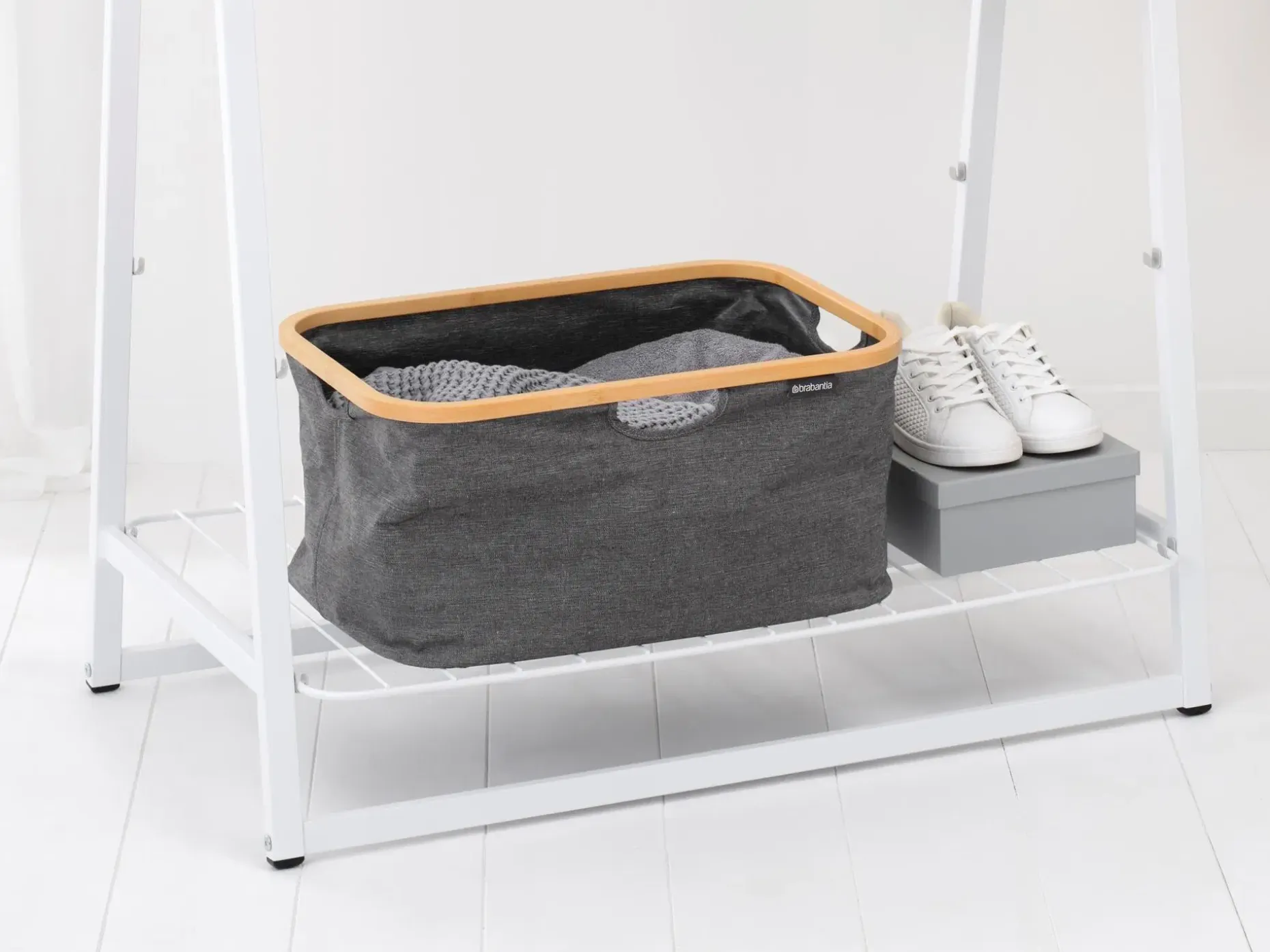 Brabantia pyykkikori kokoontaittuva 40L pepper black