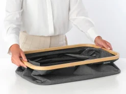 Brabantia pyykkikori kokoontaittuva 40L pepper black