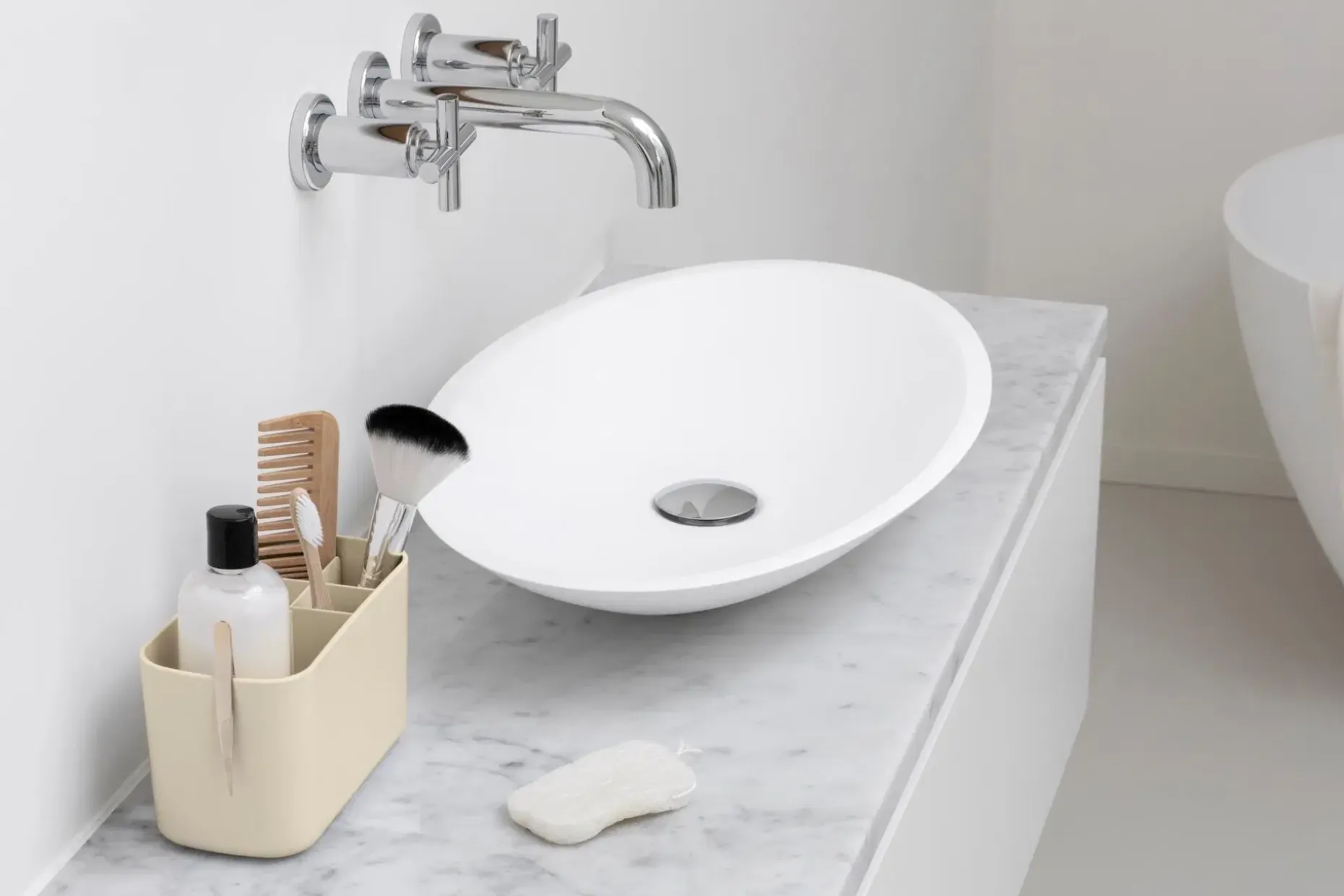Brabantia ReNew kylpyhuonejärjestelijä soft beige