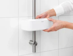 Brabantia ReNew suihkuhylly white