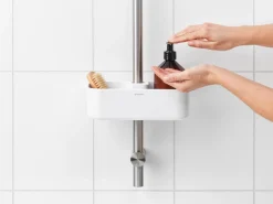 Brabantia ReNew suihkuhylly white