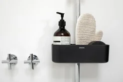 Brabantia ReNew suihkuhylly dark grey