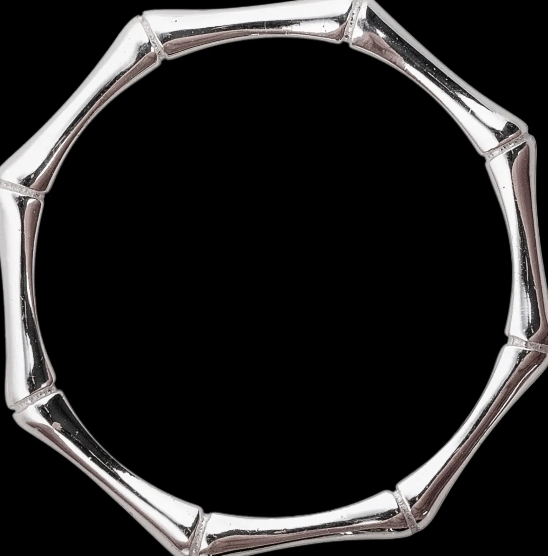 Cailap Hopeasormus S bambumainen 16,5 mm
