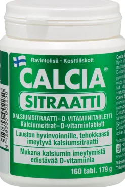 Calcia Sitraatti kalsiumsitraatti-D-vitamiinitabletti 160 tabl