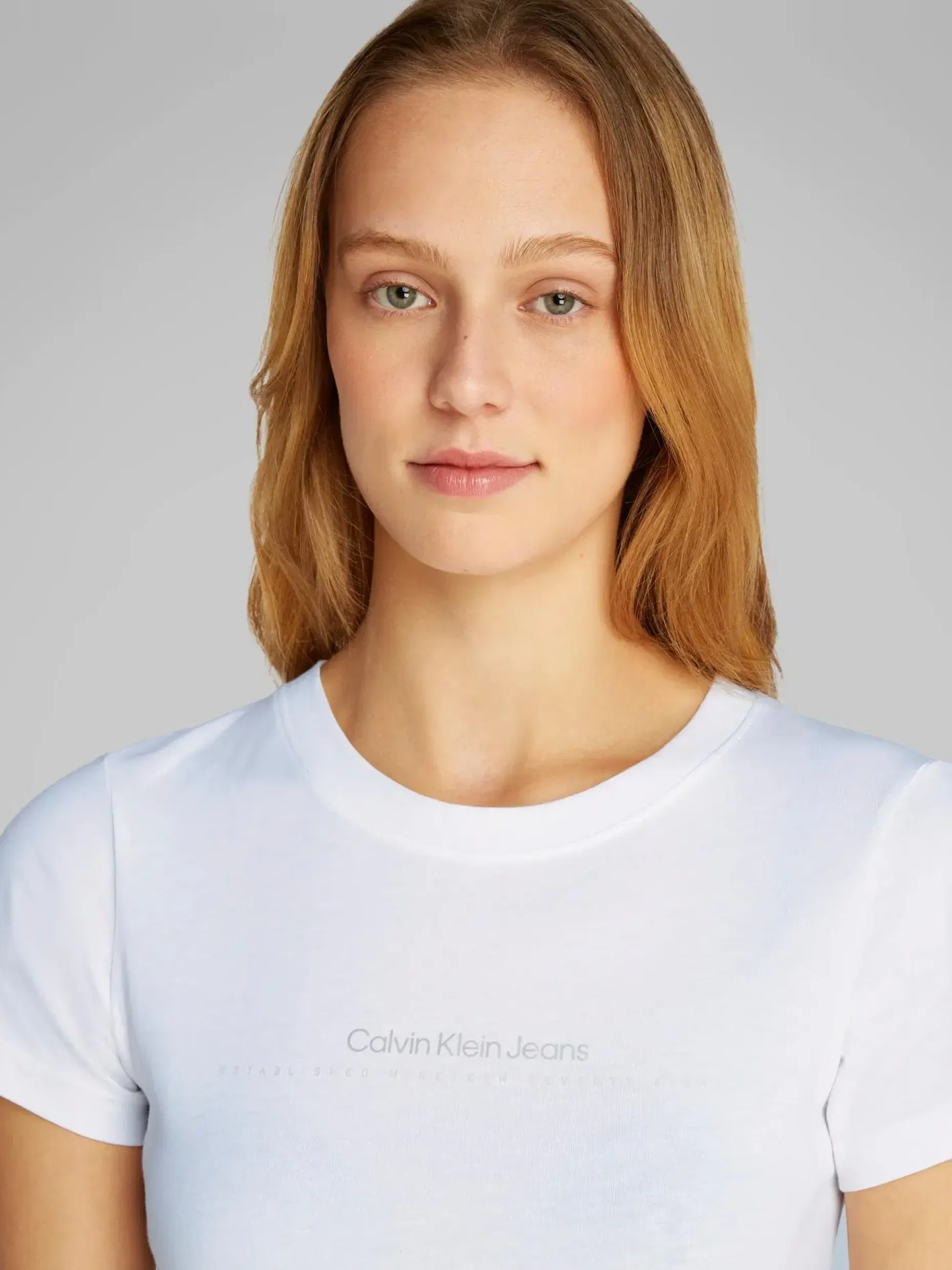 Calvin Klein Jeans Institutional logo t-paita