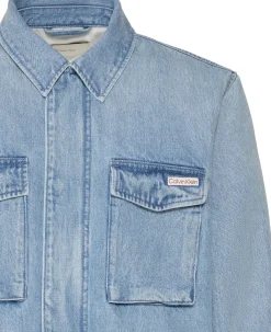 Calvin Klein Jeans Long flight jacket morning farkkutakki