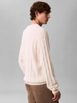 Calvin Klein Jeans Ls easy aop cotton crewnk neule