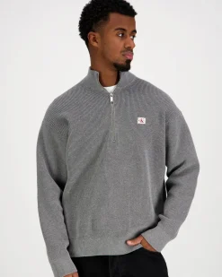 Calvin Klein Jeans Ls ez cotton waffle quarter neule