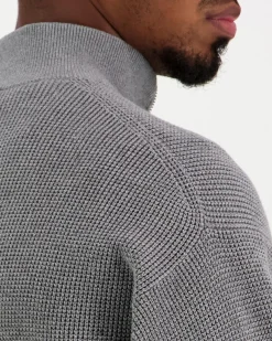 Calvin Klein Jeans Ls ez cotton waffle quarter neule