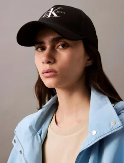 Calvin Klein Jeans Monologo 5 panel meshback cap lippalakki