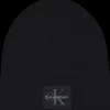 Calvin Klein Jeans Monologo patch beanie pipo