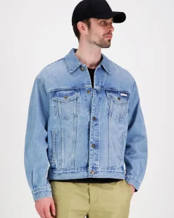 Calvin Klein Jeans 90s ck icon 94 trucker farkkutakki