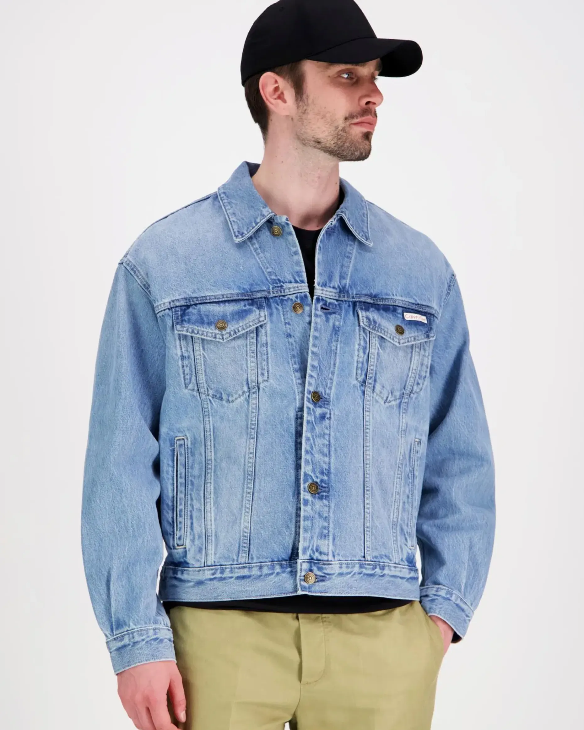 Calvin Klein Jeans 90s ck icon 94 trucker farkkutakki