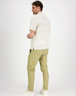Calvin Klein Jeans Ss cross grain stripe easypolo pikee