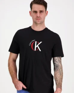 Calvin Klein Jeans Ss 30s whsl ckj 2tone ck graphic t-paita