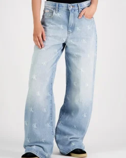 Calvin Klein Jeans Th wd lg ck dstrssd farkut