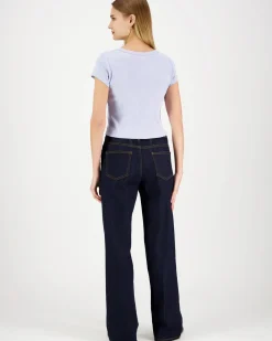 Calvin Klein Jeans Woven label 2x2 baby rib t-paita