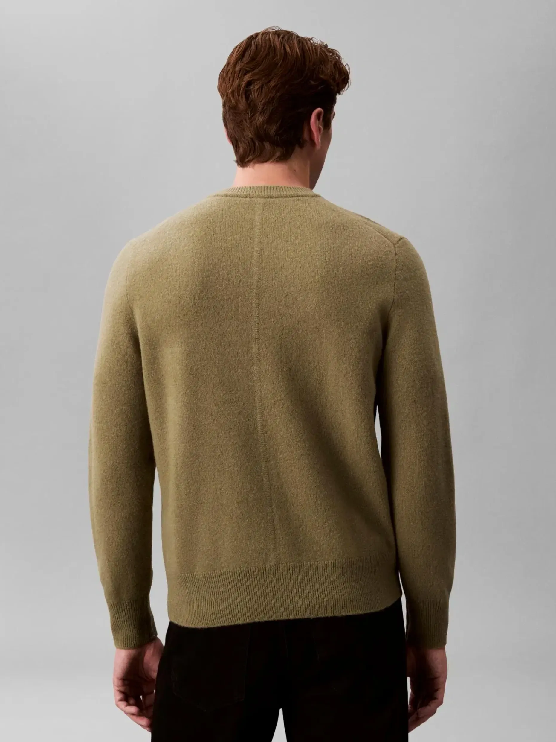Calvin Klein Ls cozy wool crewnk sweater neule