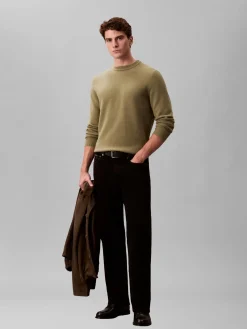 Calvin Klein Ls cozy wool crewnk sweater neule
