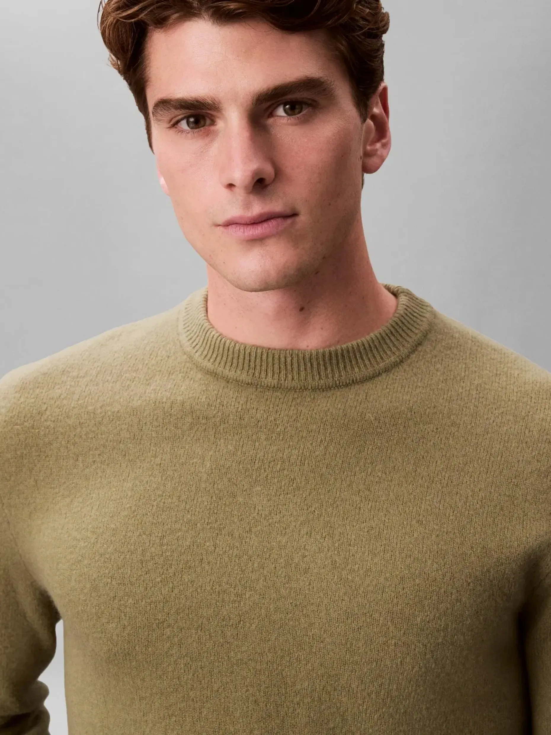 Calvin Klein Ls cozy wool crewnk sweater neule