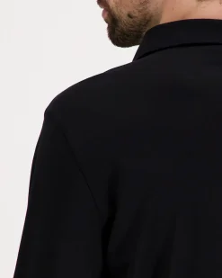 Calvin Klein Ls supima cotton solid polo pikee