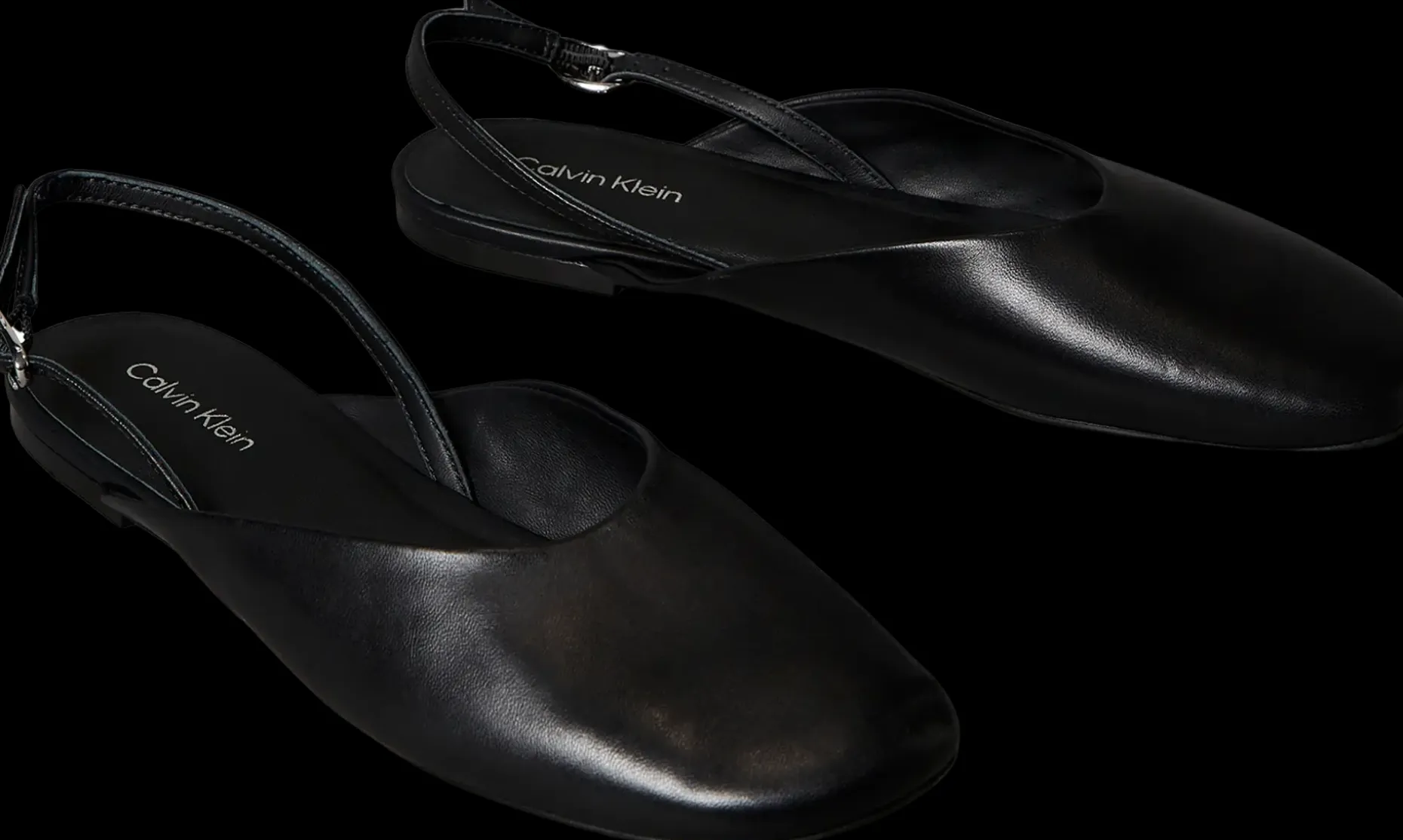Calvin Klein Oblique slingback ballerinat