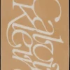 Calvin Klein Scripted logo brushed wool huivi